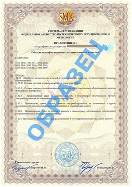 Приложение 1 Елабуга Сертификат ГОСТ РВ 0015-002